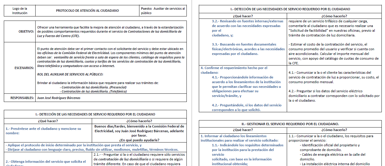 Ejemplo de carta descriptiva de inicio