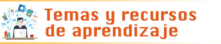 Etiqueta de Temas y recursos de aprendizaje
