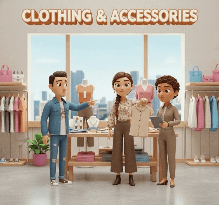 Acceder al tema: Clothing and accessories