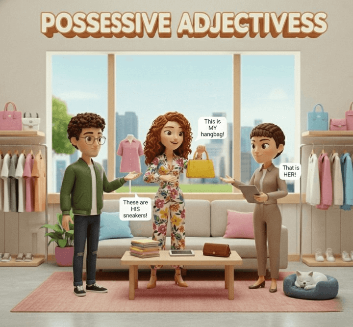 Acceder al tema: Possessive adjectives