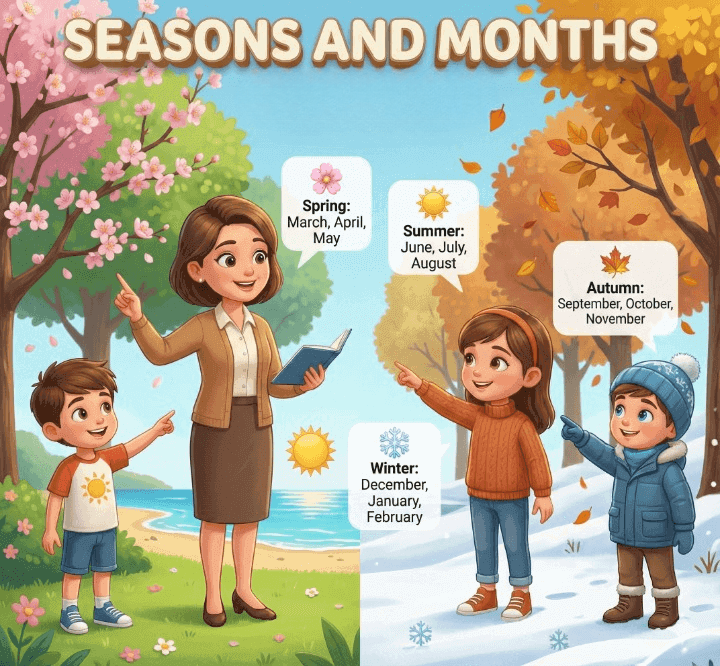 Acceder al tema: Seasons and months