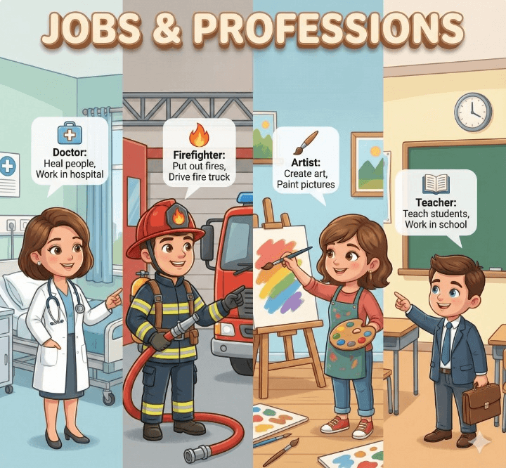 Acceder al tema: Jobs and Professions