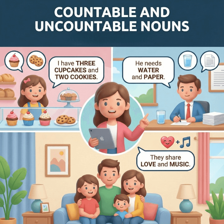Acceder al tema: Contable and uncontable nouns