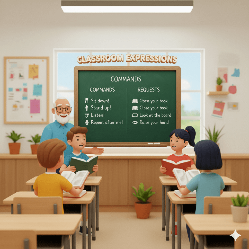 Acceder al tema: Classroom expressions