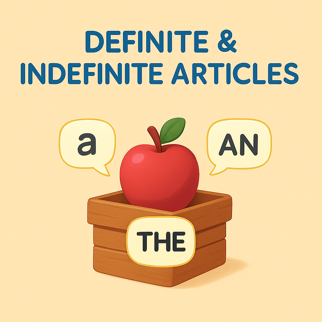 Acceder al tema: Definite and indefinite articles (a, an, the)