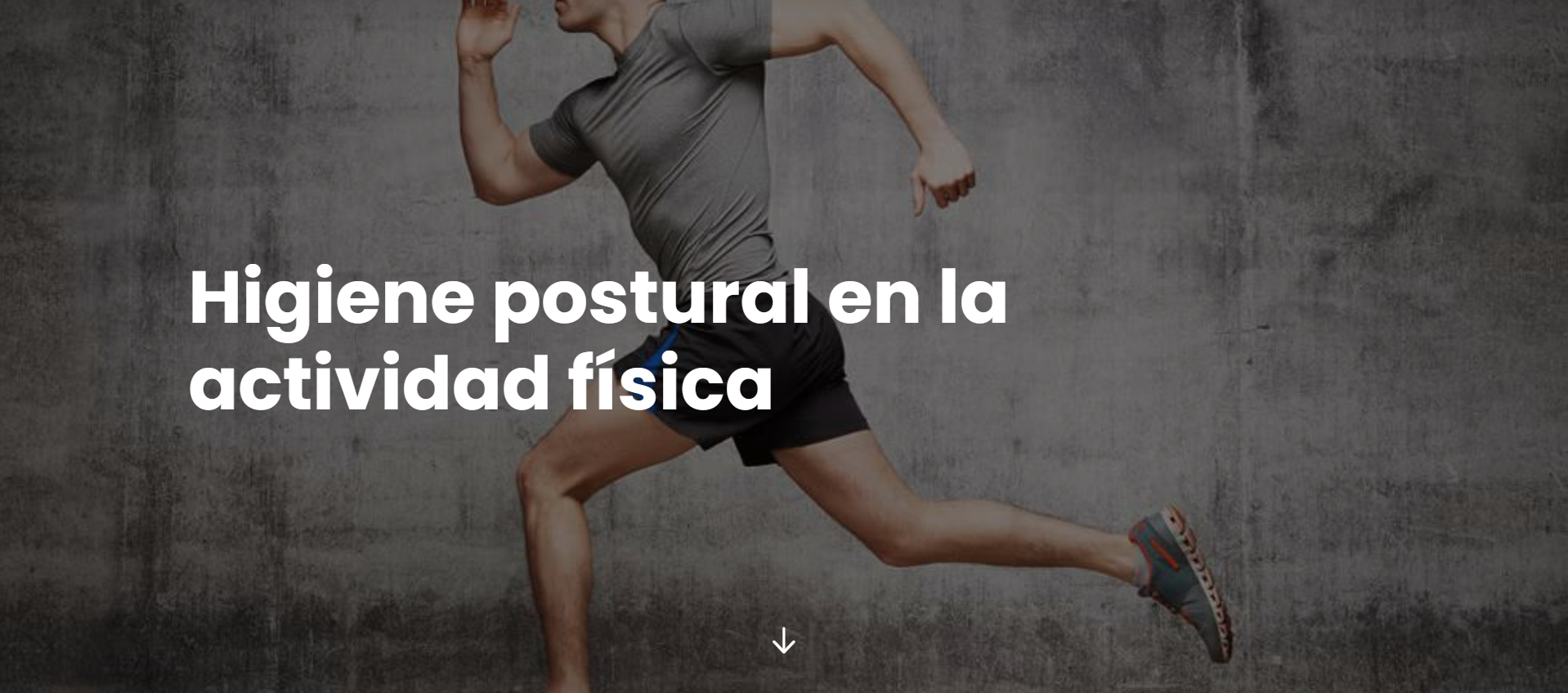 Etiqueta de Higiene postural en la actividad física